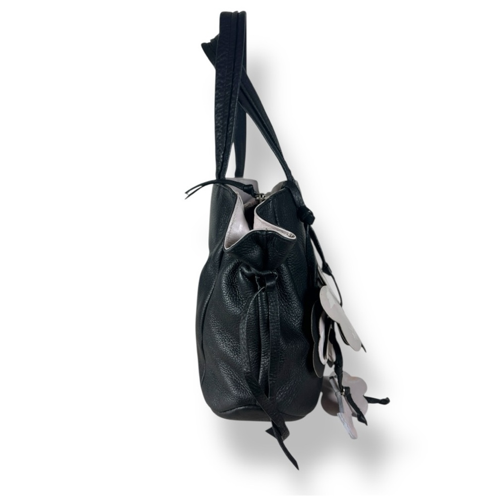 Radley London Black Leather Shoulder Bag with Bag Charms - Picture 5 of 14